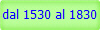 dal 1530 al 1830